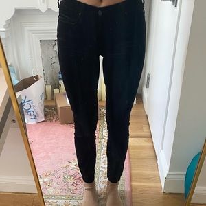 Size 27 MOTHER velvet pants